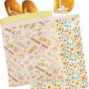 2-Pack pure cotton Reusable Beeswax Bread Bags - Large 17x13 Inch for Sourdough & Homemade Bread Storage | All-Natural Beeswax Preservation, Eco-Friendly Cotton Food Bags - Easy to Clean & Daily Use