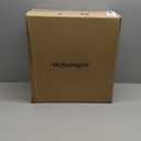 Bamboo Large Plug in Pendant Light with 14ft Handmade Woven Light Cord, Dimmable Switch, Rustic Basket Hanging Lamp for Bedroom Kitchen Island Farmhouse Dining Room Living Room, 17.8 inch Width