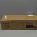 WOPITUES Wood Floating Shelves Set of 6, Shelves for Wall Decor, Farmhouse Shelf for Bedroom, Bathroom Storage Shelves, Book Shelves for Living Room, Dark Brown (16.5 Inch)