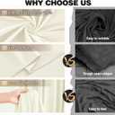 10x10ft Ivory Backdrop Curtain Panels for Parties - Wrinkle Free Polyester Photo Curtain Backdrop Wedding Back Drop Fabric Drapes for Party Decorations Background for Photography