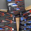 DISEN Pliers Set, 21 Pieces Full Assortment of Plier with EVA, Versatile Pliers Tool Set for Plyers Ideal as Home Use, Holiday, Fathers' Day Gift