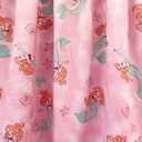 AQHOFSV Baby Girls Flutter Sleeve Princess Cartoon Printed Dress Toddlers Spring Summer Mermaid Printed Dress 1-8Y, X-Large, Pink1 (XL)