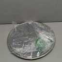 Large Stainless Steel Round Serving Tray,Metal Silver Bar Tray for Displaying Whiskey Flutes,Mirrored Finish Circular Platter,Trays for Home Decor.