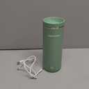 Baby Brezza Portable Warmer 3X Faster Baby Bottle Warming - Travel Breastmilk and Formula Warmer - Safe, Even Heating - Up to 9oz - No Adapters, Grey (Green)