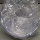 BESTVIP 54oz Clear Plastic Serving Bowls for Party - 12 Pack Angled Disposable Serving Bowls, Party for Chips, Snacks, Fruit, Salad - Bowls for Parties, Daily Use, Catering, Christmas