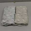 KeaBabies 2-Pack Organic Crib Sheets for Boys, Girls - 52x28 Fitted Crib Mattress Sheet Neutral, Breathable Jersey Cotton Cover for Baby Bed, Toddler Mattress, Soft & Cute Prints (Daisies)