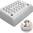 Litter Box Steps for Cats, Easy Clean Cat Litter Box Ramp for Older Cats & Kitten, Anti-Tracking Cat Step Pedal Stool with Filter Function 11.8x8.7x3.9in(Gray)