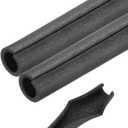 2pcs Pipe Insulation Foam Tube 1-3/8" ID x 2.2" OD 2ft Black