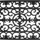 DII Rubber Doormats Collection All Weather, 24x36, Wrought Iron