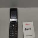 Plum Flipper 4G Volte Unlocked Flip Phone, Easy to Use, TMobile - Black