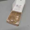 Clip in Bangs, 100% Real Human Hair Butter Blonde Fake Bangs Hairpieces for Women Fringe with Temples French Bangs Clip in Hair Extensions for Daily Wear