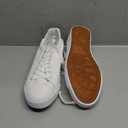 FRACORA Mens White Tennis Shoes Low Top Fashion Sneakers PU Leather Casual Shoe for Men 12