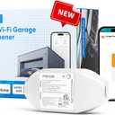 meross Smart Garage Door Opener Remote, Compatible with Apple HomeKit, Amazon Alexa, Google Assistant, CarPlay and SmartThings, Enhanced Compatibility, New Version