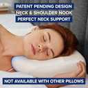 The Best Anti Wrinkle Side Sleeper Pillow, Anti Aging Beauty Pillow, Prevent and Stop Sleep Wrinkles, Additional Satin Case Included, 100 Night Sleep Trial, CertiPUR-US