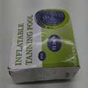 JOSEN Pool Floats Adult, Inflatable Tanning Pool - Extra Large Pool Floats for Adults Heavy Duty, Round Pool Rafts, River Lake Floaties Water Floats with Cup Holders (Navy Blue)