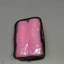 4 Sizes Self-Grip Hair Rollers Set for Long, Short Hair and Bangs - 50 Pcs with Clips (25mm, 36mm, 48mm, 60mm), Pink