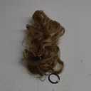 REECHO Ponytail Extension, 24" Claw Clip in Ponytail Extensions Long Curly Wavy Ponytail Hair Extension Jaw Clip on Pony Tails Hairpiece for Women - Medium Blonde with Blonde Highlights