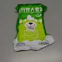 Disposable Travel Bedding Set, 4 Piece Lucky Bear Print, Thickened SMS Fabric, Hotel Sheets and Pillowcases (Double - 4-Piece Set, C - Pure White)