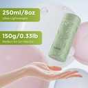 UpgradedExllena Small Insulated Water Bottle 8 oz/250ml Mini Insulated Water Bottle for Hot & Cold Drinks, Perfect Small Water Bottle for Travel, Purse (Floral)