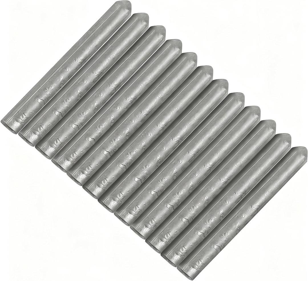 Tandefio 12 Pcs Low Temperature Universal Welding Rod Sticks Metal Melt Low Melt Solder Pipe Tools Electrode Aluminum Rod for Stainless Steel Iron, Beginner and Pro