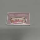 Nude Press on Nails Medium Square Fake Nails Sliver Star Design with Rhinestones Full Cover Stick on Nails Glossy Acrylic Coffin Gems False Nails for Women Manicure Decoration Glue on Nails 24PCs