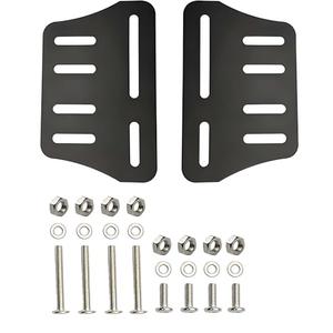 Duisanji Heavy Duty (2PCS) Bed Frame Adapter/Connector Plate Fits Headboard and Footboard, Modi-Plate Adapter/Connector for Bed Frame Modification, missing