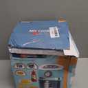 Toy Air Fryer for Kids Kitchen Playset, Chef Pretend Play kitchen Accessories with Color Changing Play Food, Cooking Game with Fries, Kids Toys with Sound & Light, Camp Kitchen Set for Toddler 3-5 5-7 (Blue)