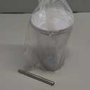 Reusable Iced Coffee Cup 16 Oz, Leakproof Iced Coffee Tumbler, Clear Plastic Tumbler with Lid and Straw, Double Wall Insulated, BPA-Free, No Sweat, for Hot and Cold Drinks