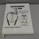 AIYIBEN Neck Headphones Wireless BluetoothV5.2 with Microphone Neckband Bluetooth Headphones35 Hours of Playtime in-Ear Neckband Earbuds no Power Button IPX7 Sweat-Resistant deep bass (Y8H)