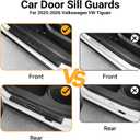 4PCS Door Sill Guard for Volkswagen VW Tiguan 2025 2026 2027 S/SE/SEL/R Line Accessorie ABS Material Door Sill Protector Door Entry Guards