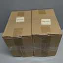 2 x Divided Chilled Serving Tray for Parties,Ice Chilled Party Platter,Ice Serving Bowl with Lid and Handle,Charcuterie Serving Board,Cold Dish Dip for Fruit Seafood Vegetable Shrimp Cocktail Appetizer... (White)