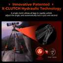 SmallRig x Potato Jet Tribex Hydraulic Carbon II Tripod Fast Extend Camera Travel Tripod, Low Angle Photograph to 5.9in/15cm, Max Height 61in/155cm, Weight 5.7lbs, Load up 55lbs -5756