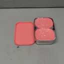 HaWare 8oz*2+25oz Stainless Steel Lunch Box for Kids, Leak Proof Lunch Container with Silicone Lids, Easy Open Food Storage Bento Box for School and Daycare, Dishwasher Safe (Pink)