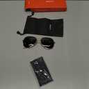 livho Sunglasses for Men Women Aviator Polarized Metal Mirror UV 400 Lens Protection