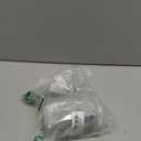 Hotop 30 Pcs Metal Drapery Curtain Rings 0.98/1.26/1.65 inch Interior Diameter and 30 Pcs Hanging Curtain Drapery Pin Hooks for Window Door Shower(Oil-Rubbed Bronze,42mm)