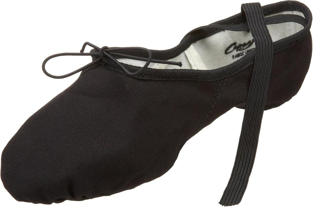 Capezio Mens Canvas Romeo Ballet Shoe (9.5, Black)