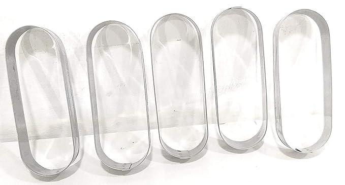 Shine Star Enterprises Steel Baking Ring 6 Inches Long for Hot Dog Buns 