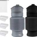 Pee Bottles for Men, Portable Urinal for Men, Collapsible Urine Bottle 750ML, Car Urinals for Men and Women, Emergency Urinal Shrinkable Pocket Toilet for Travel, Camping, Traffic Jam, Road Trips (Black and Gray)