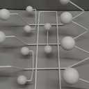 SHISEDECO Classic Hang it All Coat Rack, Mid Century Modern Wall Mounted Hooks with Painted Solid Wooden Balls, Decorative Creative Fashion Wood Hanger for Home, Bedroom (White)