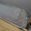 Oval Full Length Mirror, 48"16" Wall-Mounted Mirror with Metal Frame, Ultra-Clear Explosion-Proof, Simple and Classic Deco for Cloakroom/Bedroom/Living Room, Black