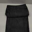 Anmao Vintage Black Lace Curtains 84 Inches Long 2 Panels Set, Romantic Elegant Light Filtering Semi Sheer Floral Thick Lacy Curtain Drapes for Living Room and Bedroom, Each Panel 55W x 84L, Black