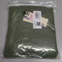 Dokotoo Women's Casual Jumpsuits Ribbed Front Pocket Loose Overalls One Piece Sleeveless Wide Leg Long Pant Rompers (Green, M)