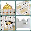 Ramadan Decorations, Wooden Countdown Calendar Mosque Advent Calendar Ramadan Decor Ramadan Gifts Eid Decor