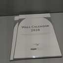 2 x Wall Calendar 2026, 12 Months, 17" x 12" Large Wall Calendar 2026 with Hanger, Thick Paper and Spiral Binding, Vintage Arch Design.