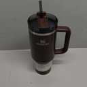 STANLEY Quencher H2.0 Tumbler with Handle and Straw 40 oz | Flowstate 3-Position Lid | Cup Holder Compatible for Travel | Insulated Stainless Steel Cup | BPA-Free | Mahogany Gloss