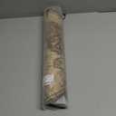 World Map Mouse Pad, Image Of Old Map, Nostalgic Style Art Historical Atlas Mouse Mat, Brown Beige