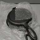 Cast Iron Waffle Maker for Stovetop or Camping Grill Two Piece Hinged Non Electric Waffle Iron Makes 7" Round Waffles