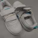Reebok Kid's Royal Prime 2.0 Two Strap Sneaker, White/AI Aqua/Optimum Blue, Little Kid 11