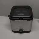 Chefman Fry Guy, The Most Compact & Convenient To Deep Fry Comfort Food, Restaurant-Style Basket With A 1.6-Quart Capacity, Easy-View Window & Adjustable Temp Control, Stainless - 1.5 Liter