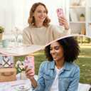 Compatible with iPhone Xs Max Case for Women Girls, Curly Wavy Frame with Cute Pattern, Aesthetic Slim Soft Silicone TPU Bumper Shockproof Phone Case for iPhone Xs Max - Galaxy Rainbow